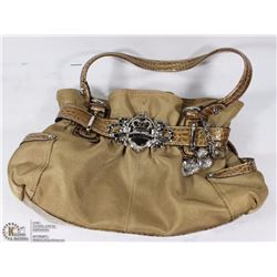 KATHY CARMEL COLORED PURSE.