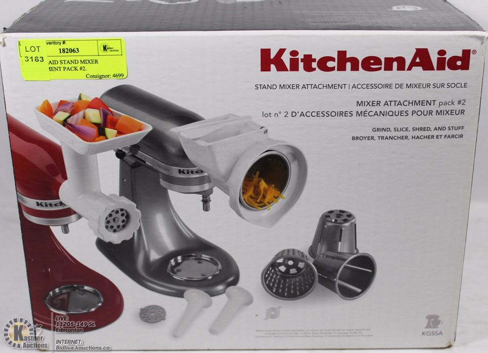KITCHEN AID STAND MIXER ATTACHMENT PACK 2.