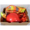 Image 1 : SIX LARGE -2XL SAFETY VESTS & 1 HARD HAT.