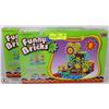 Image 1 : BUNDLE OF 2 NEW 81 PC  FUNNY BRICKS,BATTERY