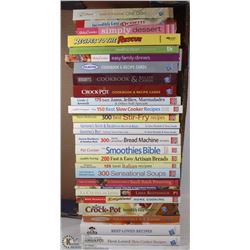 FLAT OF COOK BOOKS