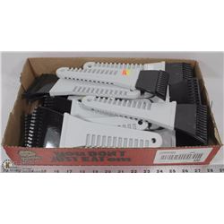 SMALL FLAT OF ICE SCRAPERS