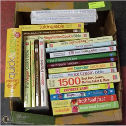 BOX OF COOK BOOKS