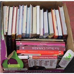 BOX OF COOK BOOKS
