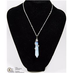 OPALITE SNAKE WRAPPED CHAKRA SEMI PRECIOUS STONE