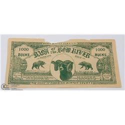 1925 RARE 1000 CAD BANFF WINTER