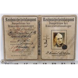 GERMAN NAZI SS CONCENTRATION CAMP BUCHENWALD