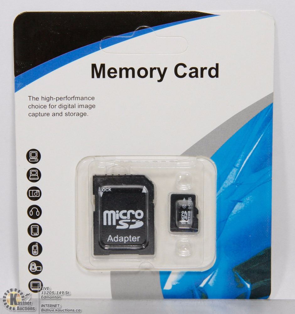 NEW 512 GB MICRO SD CARD WITH ADAPTOR