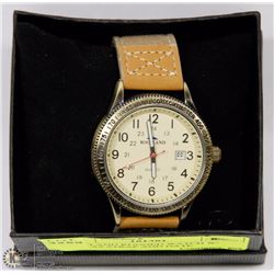ROCKLAND RUGGED WATCH W/ CANVAS STRAP AND DATE