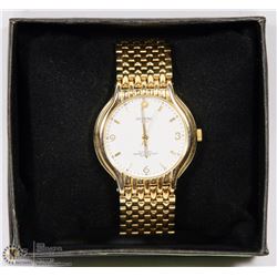 'ORIENTAL' DIAMOND WATCH WITH GOLD TONE BRACELET
