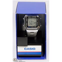 CLASSIC STYLE CASIO DIGITAL WATCH WITH LIGHT.