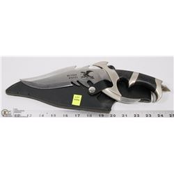 HUNTER KNIVES STAINLESS STEEL KNIFE IN SHEATH