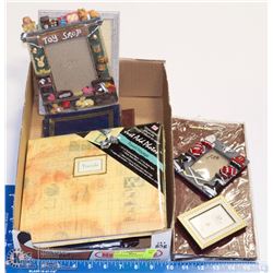 FLAT OF NEW ALBUMS AND FRAMES