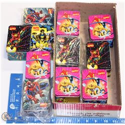LOT OF 11 COLLECTIBLE MARVEL COMIC TINS  NEW