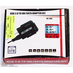 USB 2.0 TO IDE/SATA ADAPTOR KIT BT-300
