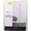 Image 1 : MAINSTAYS FLOOR LAMP WITH READING LIGHT,SILVER