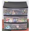Image 1 : 3 DRAWER ORGANIZER WITH CHRISTMAS CRAFTS,