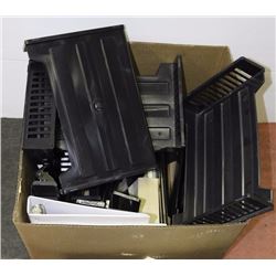 BOX OF MISC OFFICE SUPPLIES