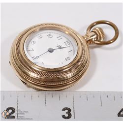 WALTON SEASIDE 7 JEWEL POCKET WATCH , WORKS BUT
