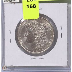 US MORGAN SILVER DOLLAR  1896