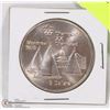 Image 1 : 1976 MONTREAL OLYMPIC $5 - .925 SILVER COIN