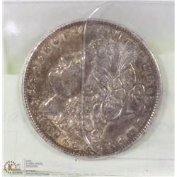 1889 US MORGAN SILVER DOLLAR