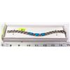 Image 1 : STAINLESS & TURQUOISE BRACELET