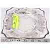 Image 1 : SILVER .925 ETCHED GLASS PLATE