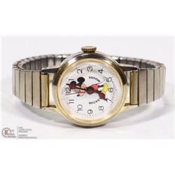 MICKEY MOUSE WATCH WITH FLEX BAND , WORKING WITH