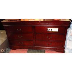 CHERRYWOOD 6 DRAWER DRESSER