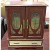 Image 3 : ESTATE WOOD DELUXE JEWELLERY BOX W/CONTENTS