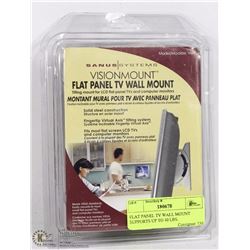 FLAT PANEL TV WALL MOUNT SUPPORTS UP TO 40 LBS.
