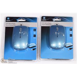 BOX OF 2 NEW OPTICAL MICE