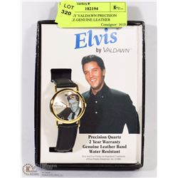 ELVIS BY VALDAWN PRECISION QUARTZ GENUINE LEATHER