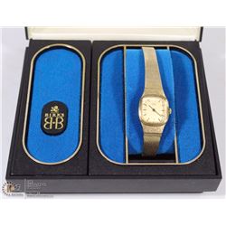 LADIES SEIKO QUARTZ WATCH IN BIRKS PRESENTATION