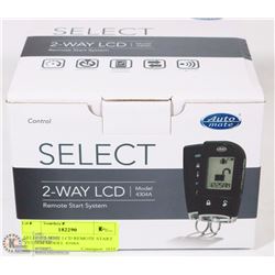 SELECT 2-WAY LCD REMOTE START SYSTEM MODEL 4304A