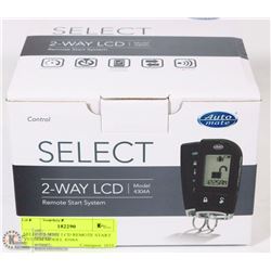 SELECT 2-WAY LCD REMOTE START SYSTEM MODEL 4304A