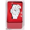 Image 1 : WHITE HELLO KITTY WATCH WITH GIFT BOX