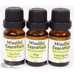 LOT OF 3 NEW ASSORTED ESSENTIAL OILS!