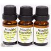 Image 1 : LOT OF 3 NEW ASSORTED ESSENTIAL OILS!