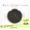 Image 1 : BANK OF UPPER CANADA 1854 HALF PENNY.