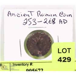 ANCIENT ROMAN COIN GALLIENUS 253-268 AD.