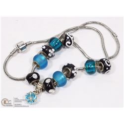 20"-PANDORA-STYLE NECKLACE W/11