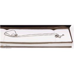 .925 SILVER ITALIAN BOX-LINK NECKLACE WITH