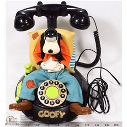 DISNEY GOOFY TELEPHONE COLLECTIBLE, WORKING .
