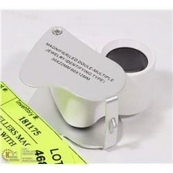 DUAL JEWELLERS MAGNIFIER WITH 30 & 60 POWER WITH