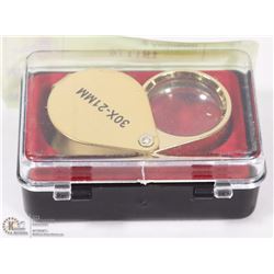 JEWELLERS MAGNIFIER 30 POWER IN CASE