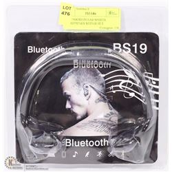 BLUETOOTH IN EAR SPORTS HEADPHONES WITH BUILT
