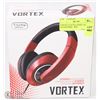 Image 1 : VORTEX ELECTRA OVER EAR HEADPHONES   RED