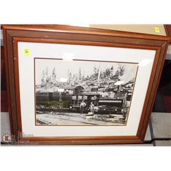 SMALL FRAMED FORESTRY PICTURE ON CHOICE